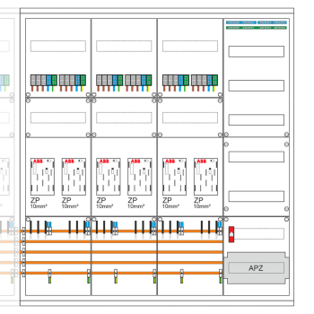 Preview: Zählerschrank 14 Zähler, Verteiler, APZ | eHZ | SCHIEGL (rechts)
